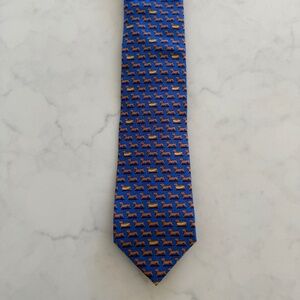 Vineyard Vines Daschund Hot Dog Silk Tie